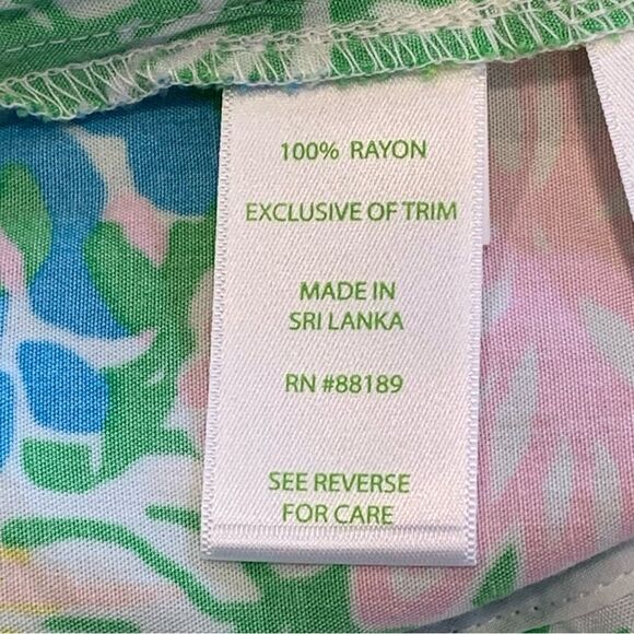 Lilly Pulitzer Womens Folly Flouncy Skort (Multi Hibiscus Stroll) Size 6 - Picture 8 of 11